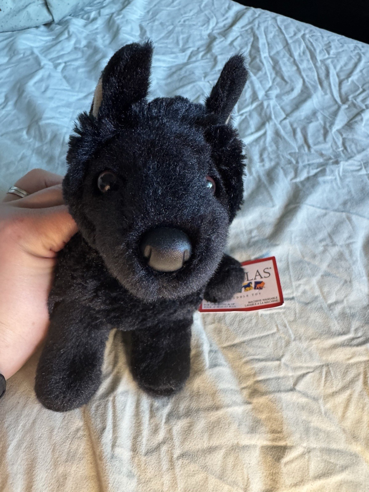 Harko 8&Prime; Black German Shepherd Plush Stuffed Animal Dog Douglas Cuddle Toy
