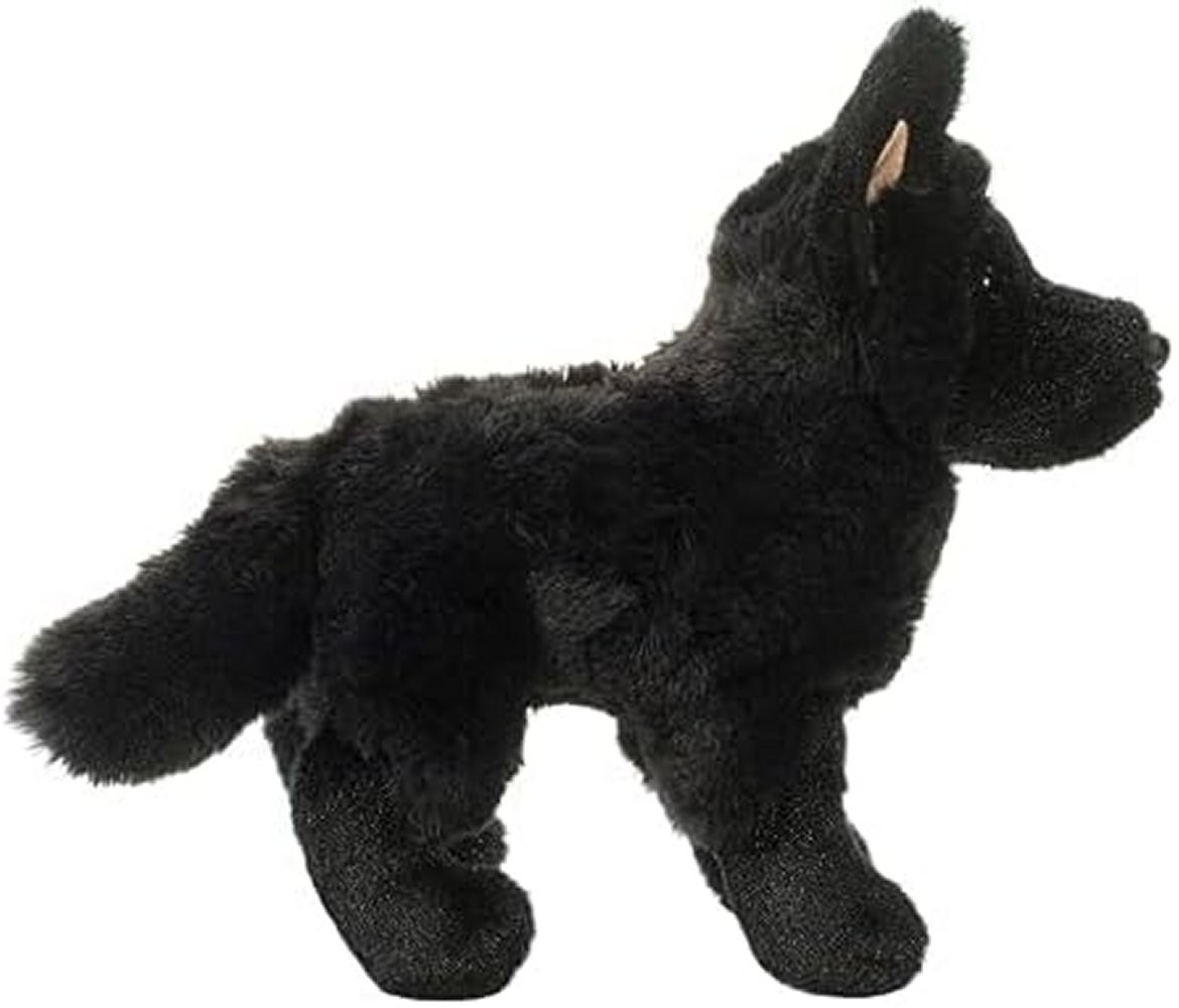 Douglas Harko Black German Shepherd Dog 8” Plush Toy Stuffed Animal Puppy Cuddle