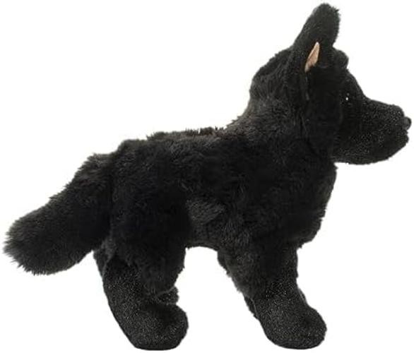 Harko Black German Shepherd Dog Plush Stuffed Animal