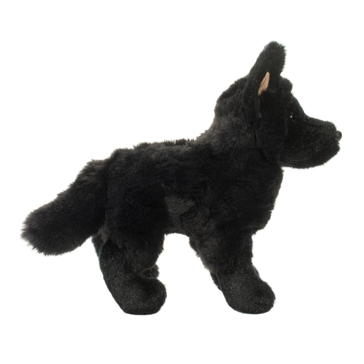 Harko Black German Shepherd Plush Toy 20cm Soft Cuddle Animal for Dog Lovers
