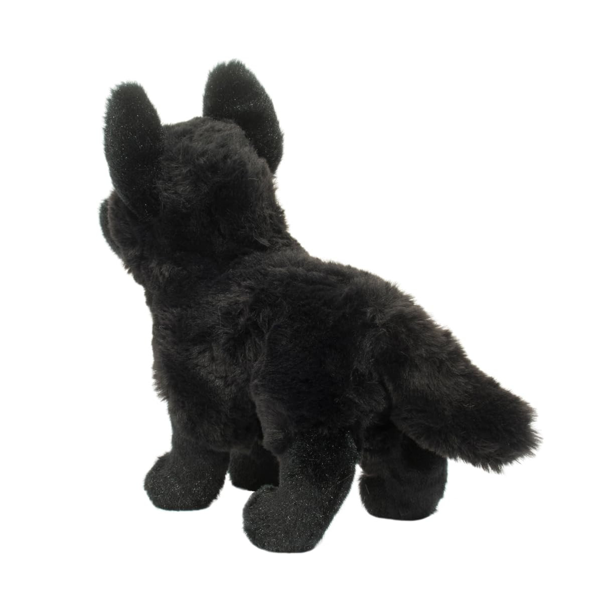 Harko Black German Shepherd Plush Toy 20cm Soft Cuddle Animal for Dog Lovers