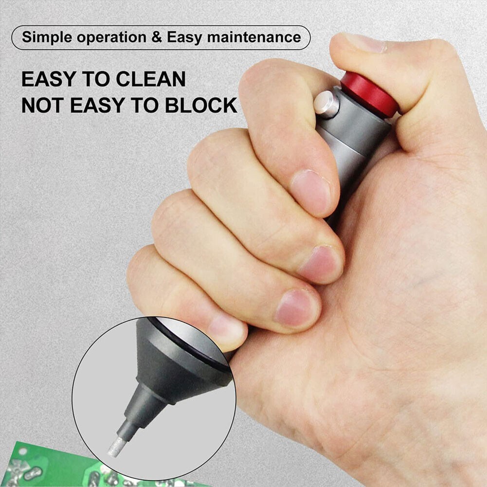 Solder Sucker Pump Solder Sucker Pump Nozzle Self-cleaning Shaft Silicone