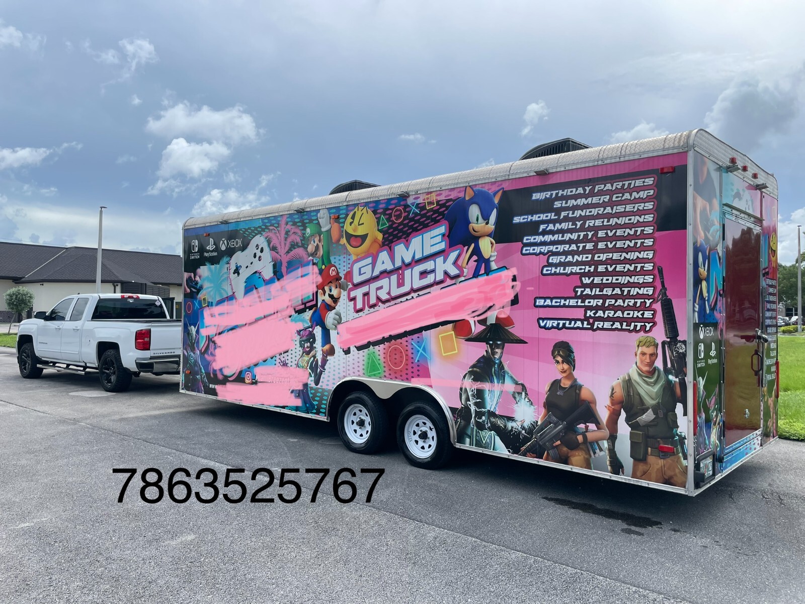2020 Mobile Gaming Trailer / Game Truck / Mobile Video Game Trailer For Sale