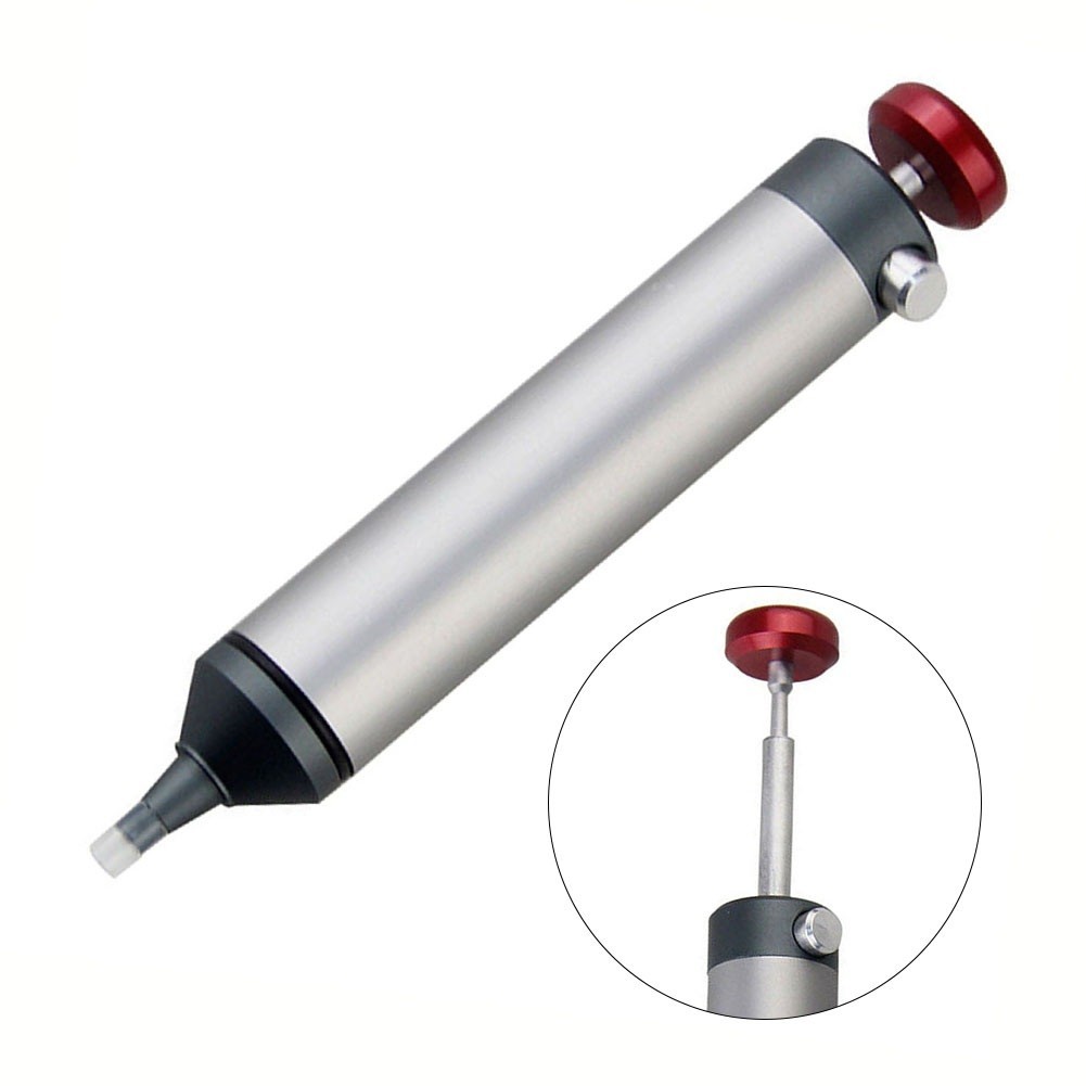 Silicone Tip Solder Sucker Pump Remover Engineer Desoldering Pump Tool,Portable