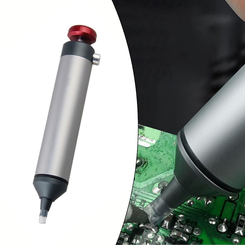Silicone Tip Solder Sucker Pump Remover Engineer Desoldering Pump Tool,Portable