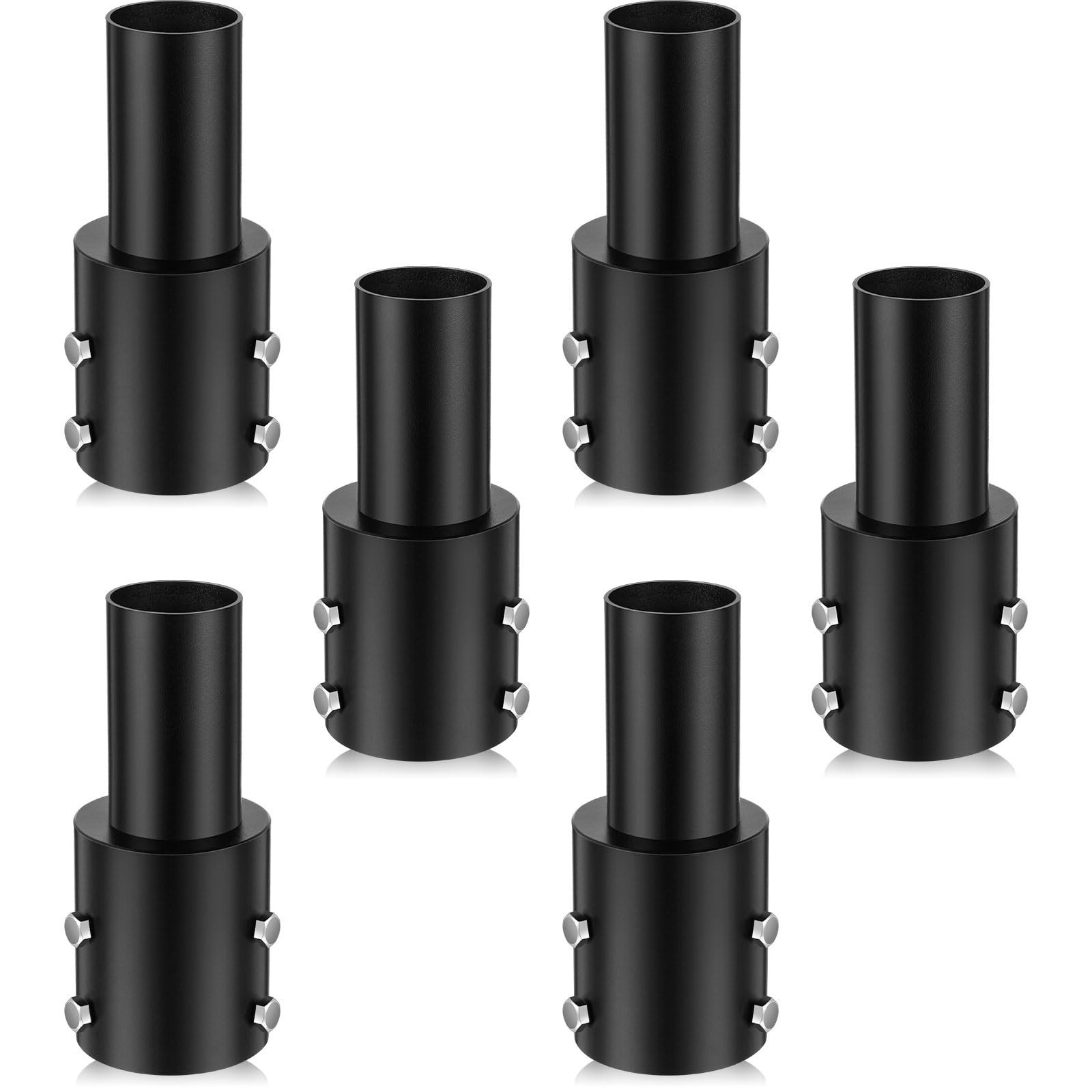 DoubleFill 6 Pcs Slip Fitter Light Pole Tenon Adapter for 3 Inch Round Pole T…