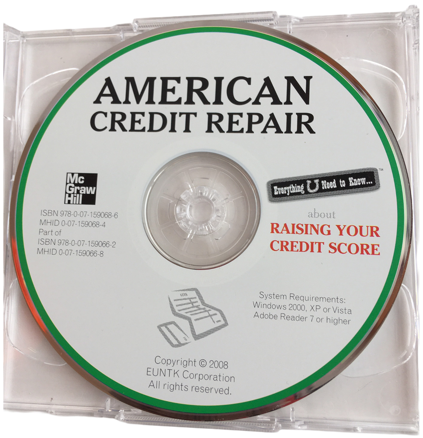 American Credit Repair CD Only Raising Your Credit Score 2008 McGraw Hill Tested