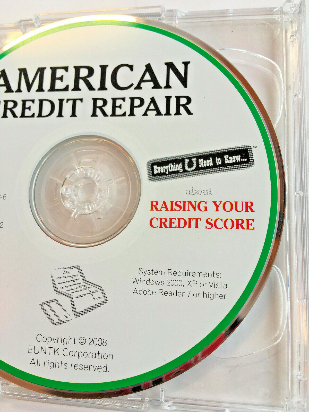 American Credit Repair CD Only Raising Your Credit Score 2008 McGraw Hill Tested