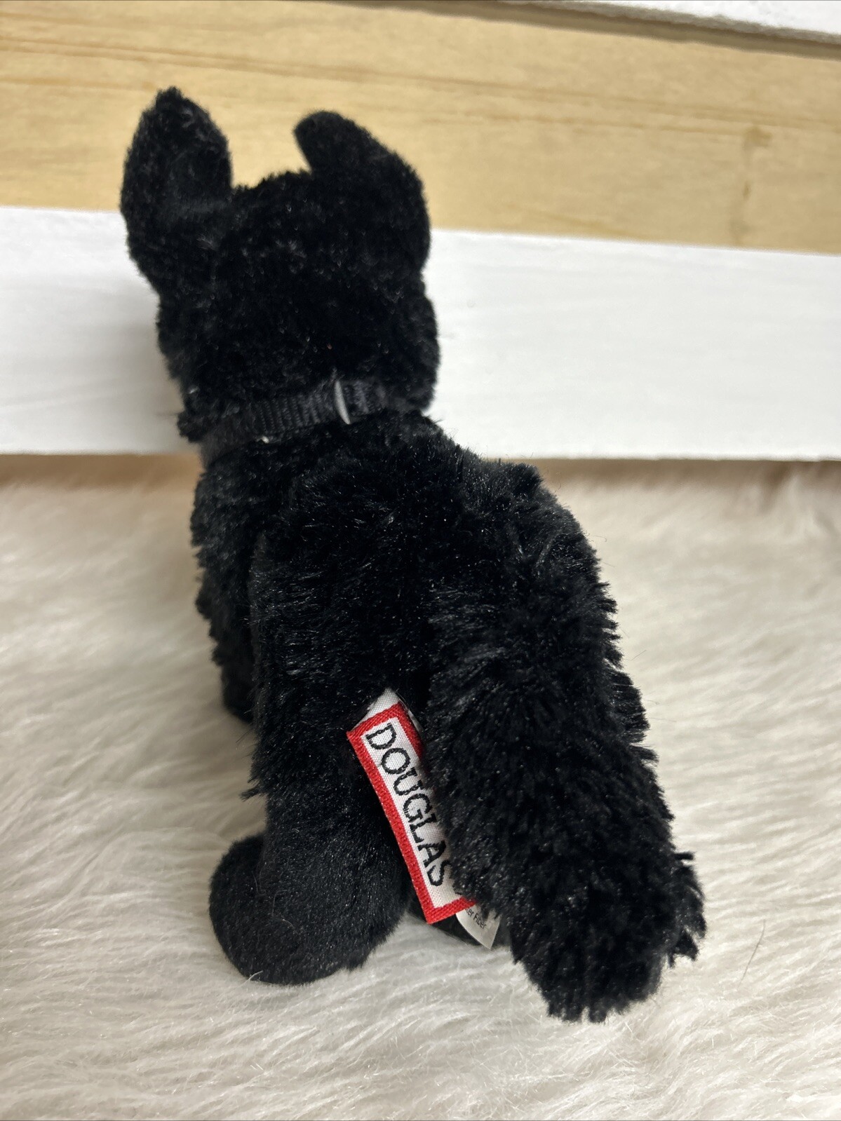 Harko 8&Prime; Black German Shepherd Plush Stuffed Animal Dog Douglas Toy With Collar