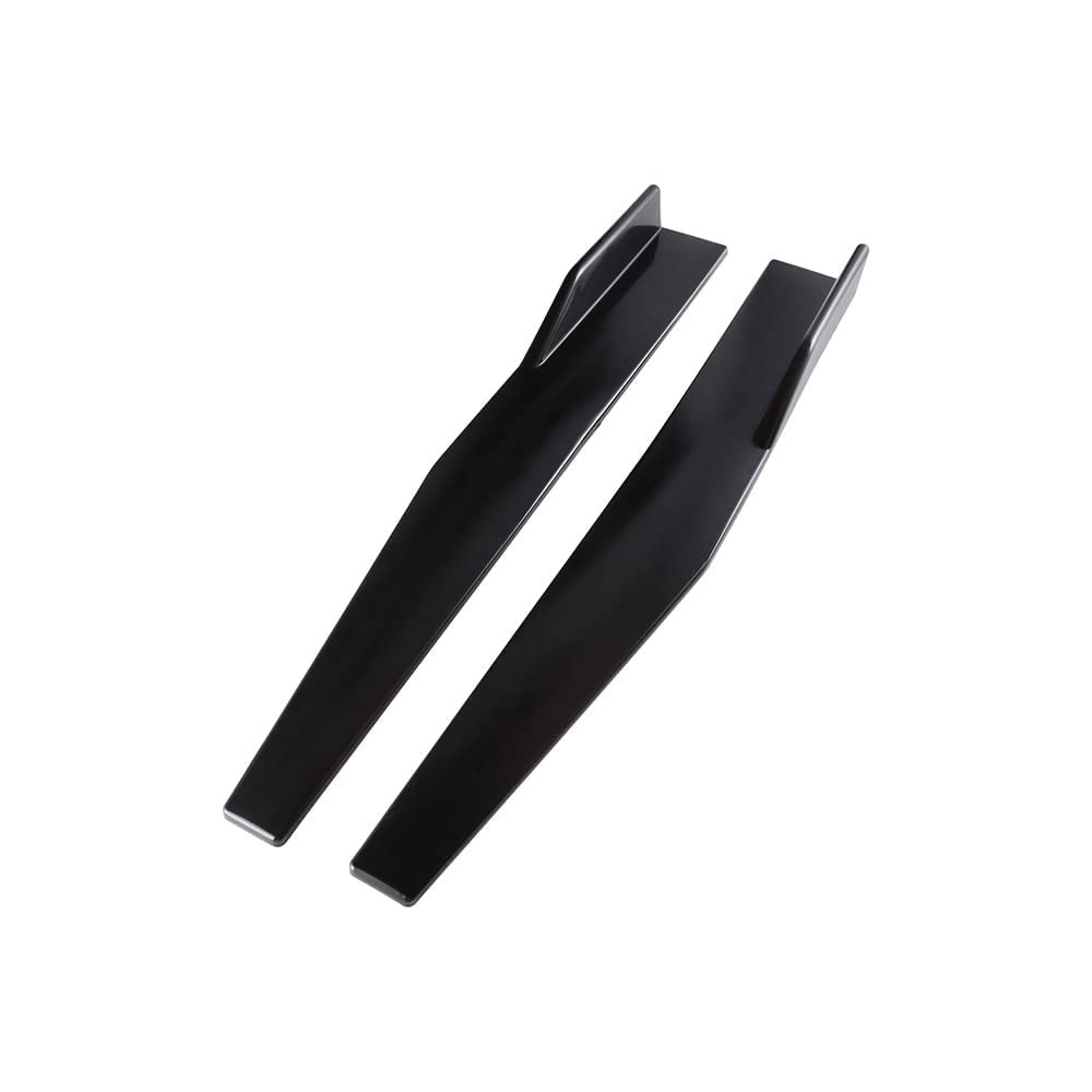 Universal 29.3&Prime; Black Side Skirt Rocker Splitter Canard Diffuser Winglet