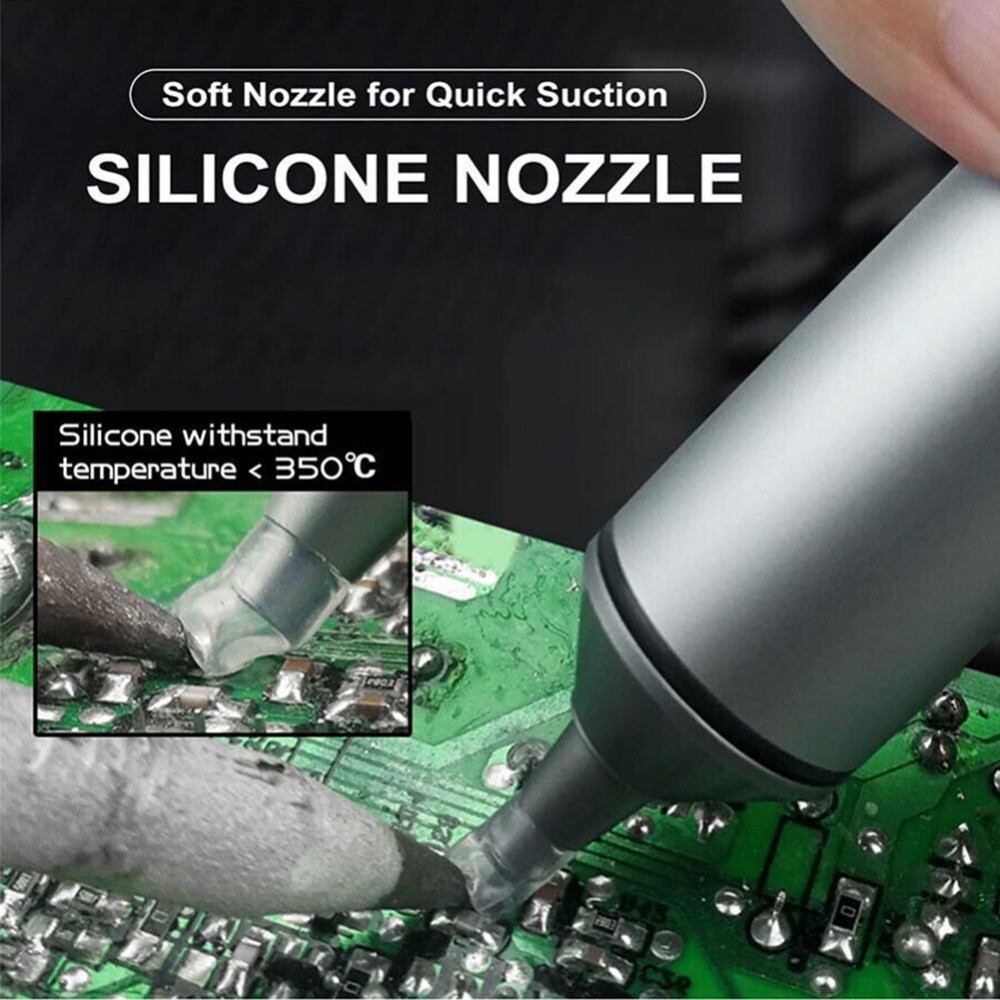 With High Pressure Vacuum Removes Solder In Seconds Powerful Desoldering Pump