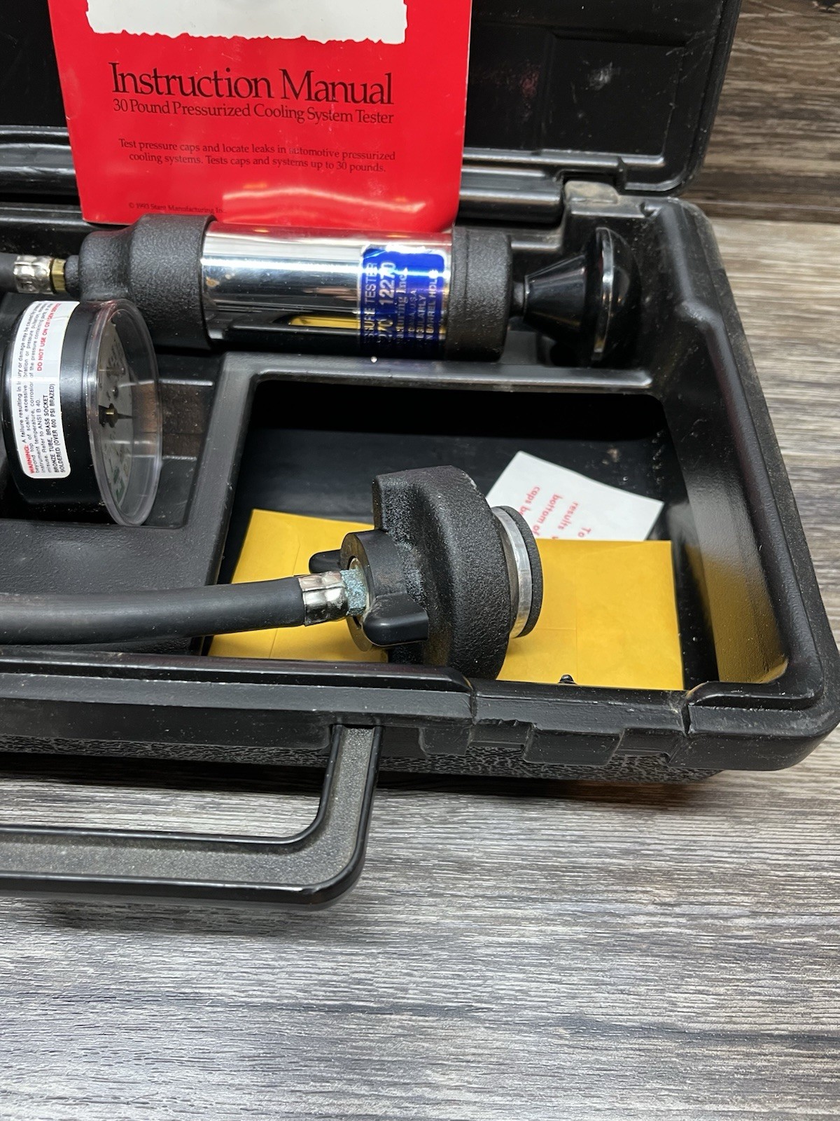Stant ST270-12270 Pressure Tester Cooling System w/ Case – 1998 USA, Vintage NOS