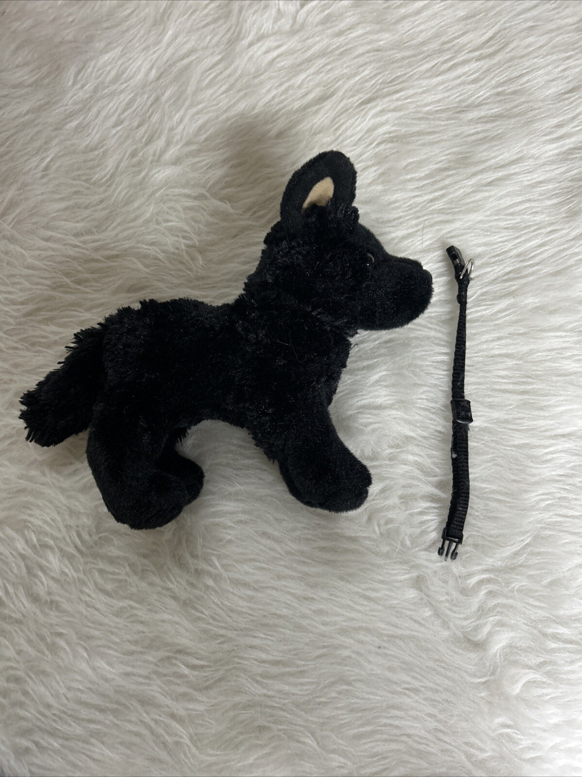 Harko 8&Prime; Black German Shepherd Plush Stuffed Animal Dog Douglas Toy With Collar