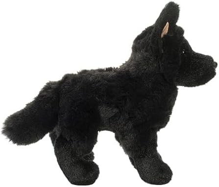 Douglas Harko Black German Shepherd Dog Plush Stuffed 8&Prime; (20 cm) Long,