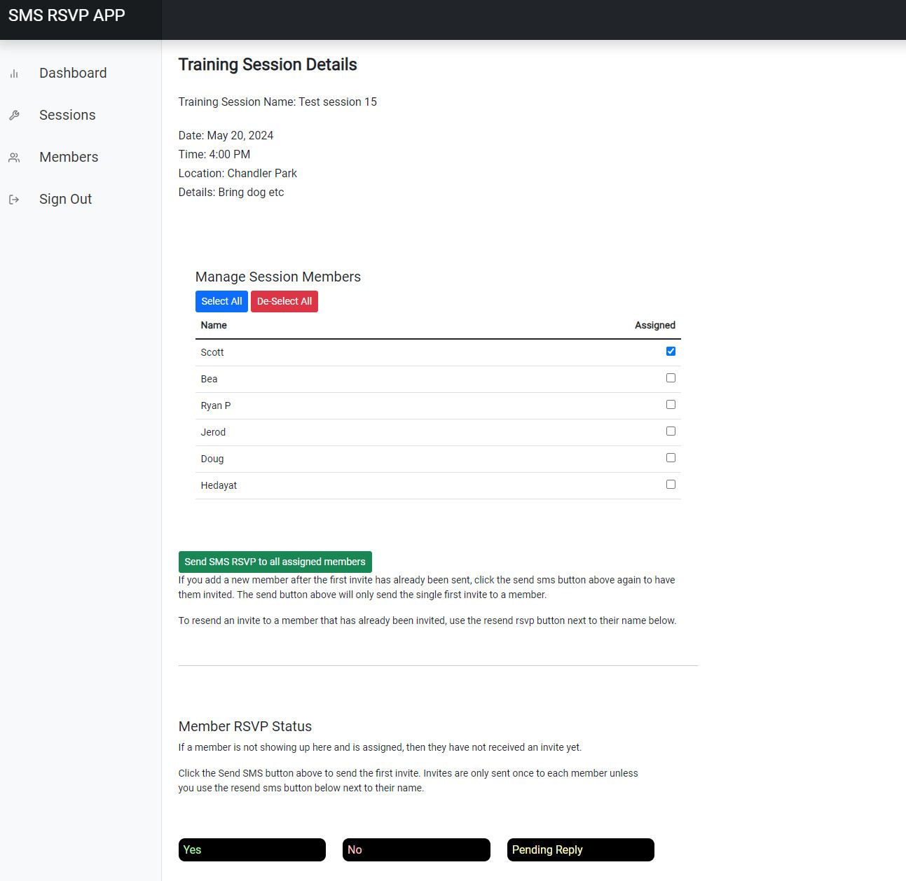 RSVP SMS TEXTING APPLICATION FOR YOUR BUSINESS. Manage Event RSVP easily via SMS