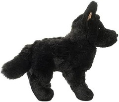 Douglas Harko Black German Shepherd Dog 8” Plush Toy Stuffed Animal Puppy Cuddle