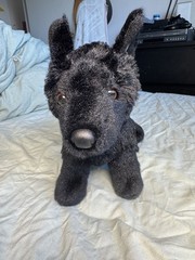 Harko 8&Prime; Black German Shepherd Plush Stuffed Animal Dog Douglas Cuddle Toy