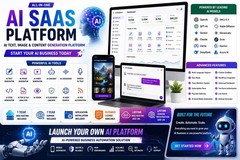 AI SaaS Platform | ChatGPT Clone + AI Image + AI Video + AI ChatBot + Hosting