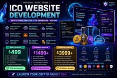 All-in-One ICO Solution – Crypto Token Creation, Website Development & Hosting