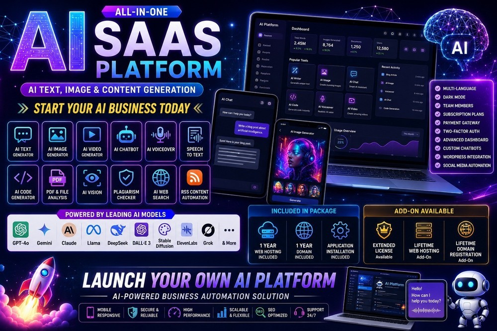 Launch Your AI SaaS: ChatGPT Clone with Image & Video AI