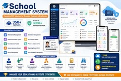 All-in-One School ERP Software with Attendance, Exams, Fees & Website