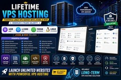 Lifetime VPS Hosting with cPanel | 4GB RAM, 4 Core CPU, 150GB HDD