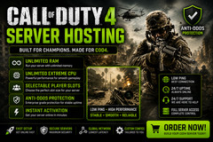 Call Of Duty 4 Server Hosting Anti DDoS Instant Activation