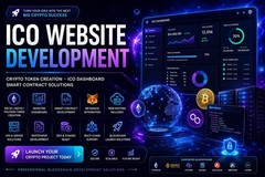 End-to-End ICO Platform – Custom Token Creation, ICO Website & Secure Hosting