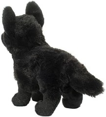 Douglas Harko Black German Shepherd Dog Plush Stuffed Animal 8 Inch Toy