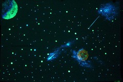 Glow in the Dark Daytime Invisible Star Ceiling Painting Kit Astronomy Murals