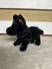 Harko 8&Prime; Black German Shepherd Plush Stuffed Animal Dog Douglas Toy With Collar