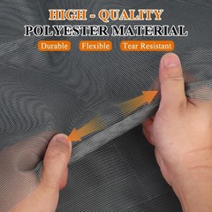 MAGZO Window&Door Screen Replacement Kit, 86&Prime; W x 196&Prime; L, with Retainer Splin…