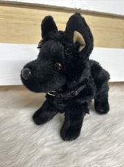 Harko 8&Prime; Black German Shepherd Plush Stuffed Animal Dog Douglas Toy With Collar
