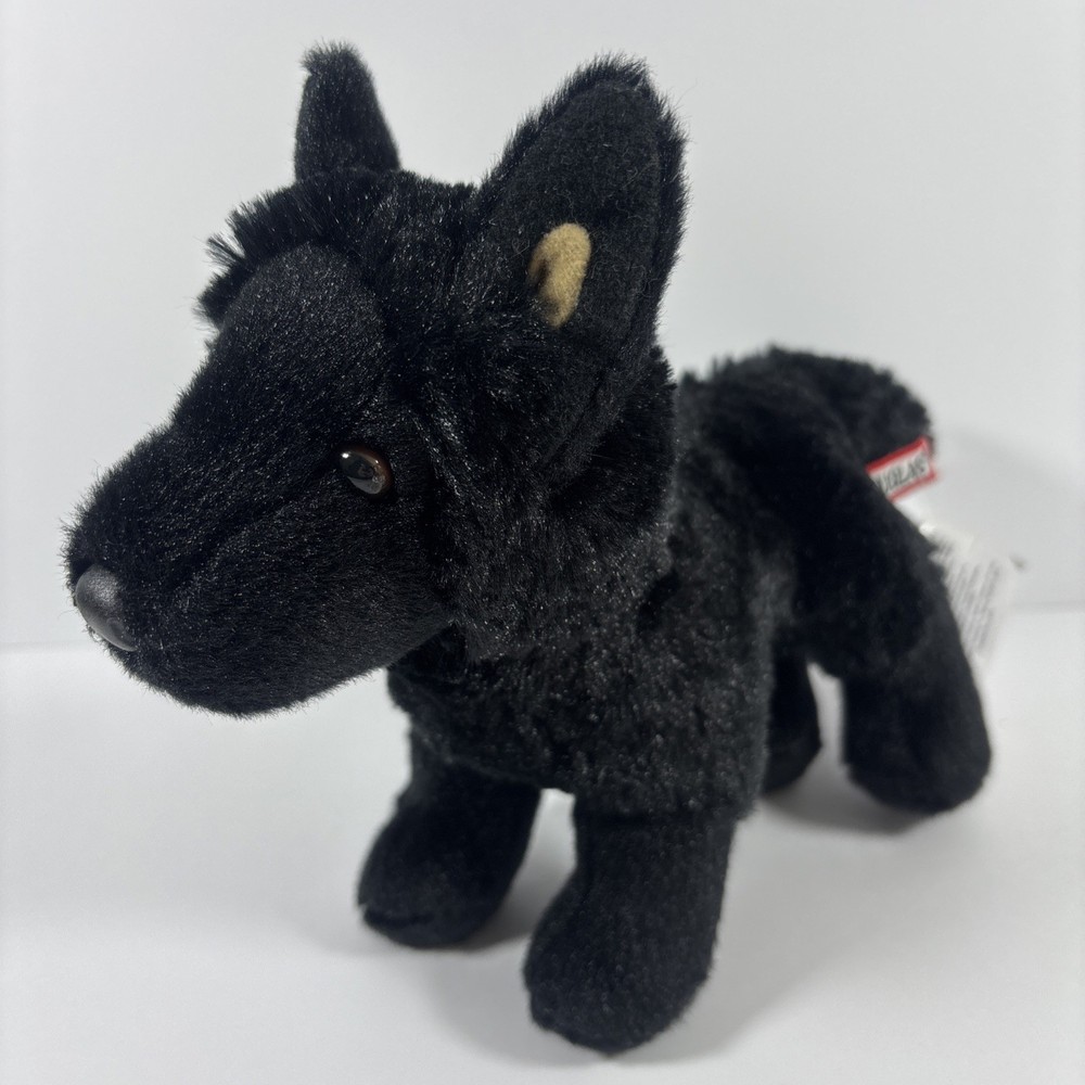 Douglas Cuddle Toys Harko Black German Shepherd Dog #3979 Stuffed Animal Toy