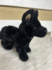Harko 8&Prime; Black German Shepherd Plush Stuffed Animal Dog Douglas Toy With Collar