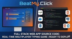 Real-Time Multiplayer Competitive Typing Game – Full Stack Web App (Source Code)