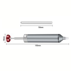 Solder Sucker Pump Solder Sucker Pump Nozzle Self-cleaning Shaft Silicone