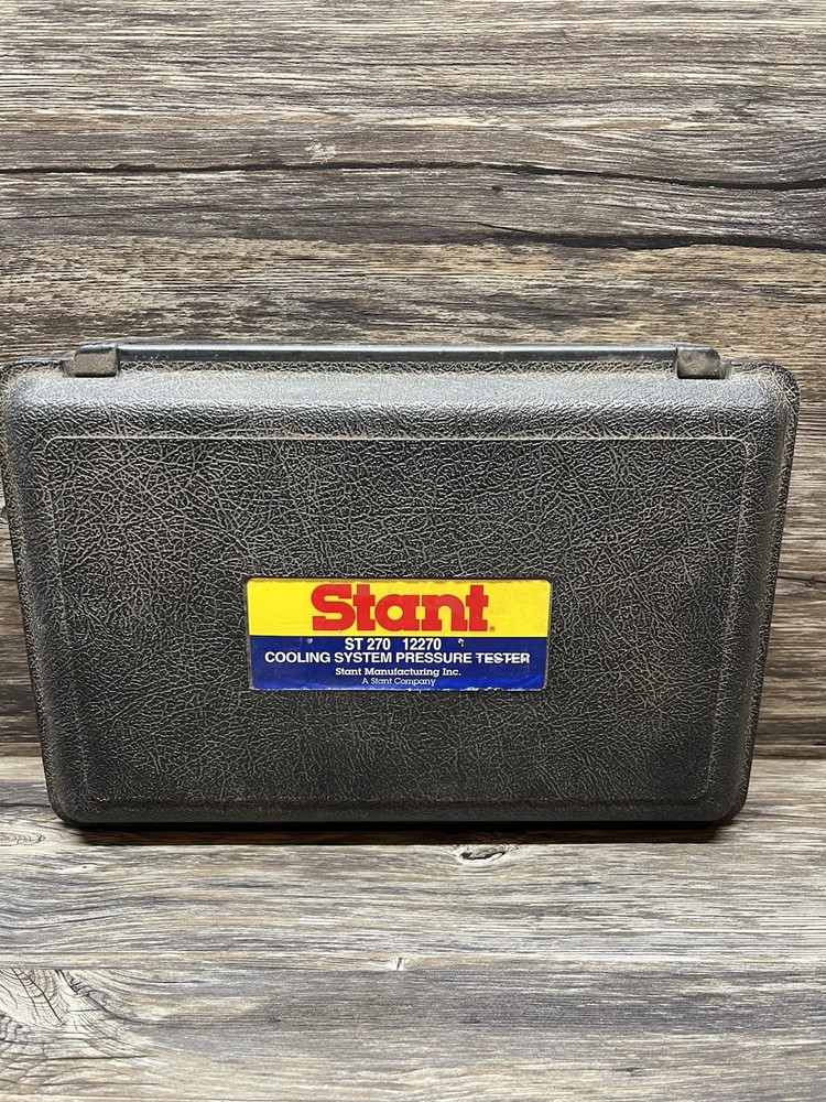 Stant ST270-12270 Pressure Tester Cooling System w/ Case – 1998 USA, Vintage NOS