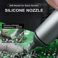 Solder Sucker Pump Solder Sucker Pump Nozzle Self-cleaning Shaft Silicone