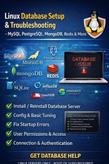 Linux Database Setup & Troubleshooting – MySQL, PostgreSQL, MongoDB, Redis & Mor