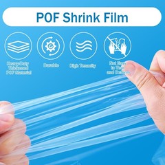 Window Insulation Kit, 63 × 394 Inch and 87 x 110 inch Plastic Window Cover