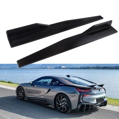 Universal 29.3&Prime; Black Side Skirt Rocker Splitter Canard Diffuser Winglet