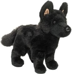 Harko Black German Shepherd Plush Stuffed Animal – Dog
