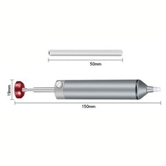 With High Pressure Vacuum Removes Solder In Seconds Powerful Desoldering Pump